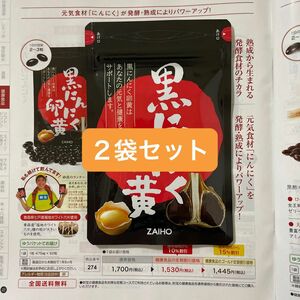 財宝 黒にんにく卵黄 2袋セット