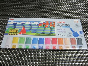 * attention! new goods unopened * Pentel paints ef watercolor WFC2-12 poly- tube entering 12 color great popularity commodity (*^^)v