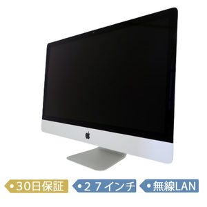 【中古】Apple/iMac Retina 27 5K/Core i5 3.7GHz/メモリ64GB/2TB Fusion Drive/27インチ/2019/MacOS(10.15)/デスクトップ【B】