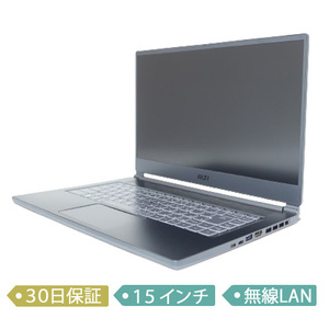 【中古】MSI Stealth 15M A11/Core i7-11375H/メモリ16GB/SSD 512GB/15インチ/Windwos11 Home 64bit/ノート【B】