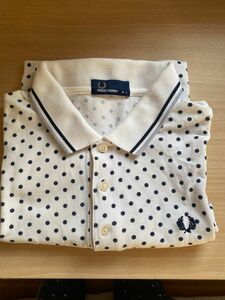 日本製　FRED PERRYフレッドペリー半袖ポロシャツ Lサイズ