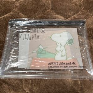 スヌーピー SNOOPY PEANUTS クリアポーチ AOKI アオキ