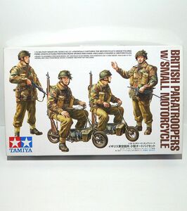 タミヤ 1/35 35337 イギリス軍空挺兵 小型オートバイセット WWⅡ イギリス ウェルバイク エッチング フィギュア4体 プラモデル ミリタリー