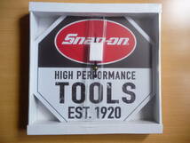 Snap-on スナップオン 壁掛け 大型 時計 ウォール クロック 八角形 レトロ調 未開封 限定在庫_画像1