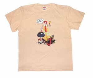 ★ロナルド パロディ Tシャツ S 新品 mcdonalds マクドナルド usa 企業 カンパニー アメキャラ 70s ハンバーガー