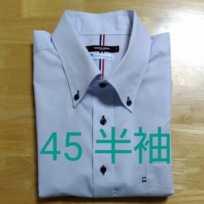 3L(45) ボタンダウン スタンダード 半袖ワイシャツ