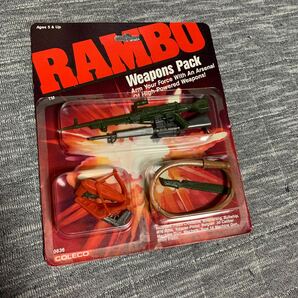 RAMBO COLECO ランボー ヴィンテージフィギュア ウェポンセット 1986年の画像1