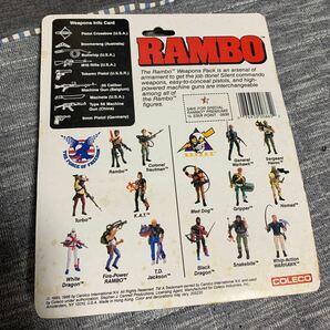 RAMBO COLECO ランボー ヴィンテージフィギュア ウェポンセット 1986年の画像2