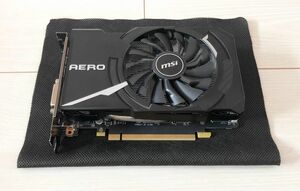 MSI GeForce GTX 1650 4GB D6 AERO ITX J OC 動作確認済み 補助電源不要