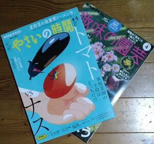 NHKテキスト 趣味の園芸 4月号 やさいの時間 4-5月号 2冊セット
