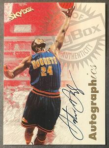 【 SP Auto 】 Antonio Mcdyess 1997-98 Skybox Autographics SP On Card Auto Nuggets 直筆サインカード NBA