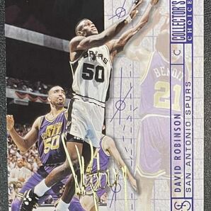 【 Gold Parallel 】 David Robinson 1994-95 Upper Deck Collector’s Choice International Japanese Gold Signature SP Spurs NBAの画像1