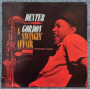 【オリジナル/極美品】『 A Swingin' Affair 』 Dexter Gordon Sonny Clark Butch Warren デクスター・ゴードン ソニー・クラーク