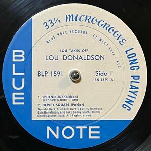 【オリジナル/美品】『 Lou Takes Off 』 Lou Donaldson Sonny Clark Curtis Fuller Donald Byrd ルー・ドナルドソン ソニー・クラークの画像7