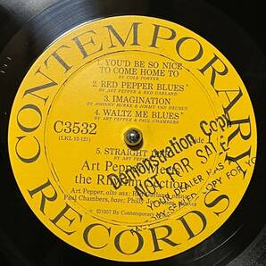 【オリジナル/極美品】『 Art Pepper Meets The Rhythm Section 』 Red Garland Philly Joe Jones Paul Chambers アート・ペッパーの画像7