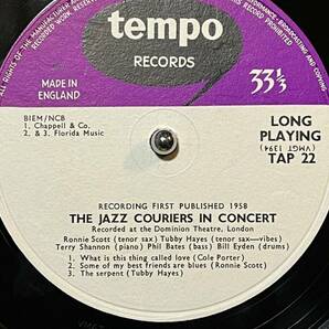 【オリジナル/極美品】『 In Concert 』 The Jazz Couriers With Ronnie Scott And Tubby Hayes タビー・ヘイズ ロニー・スコットの画像7