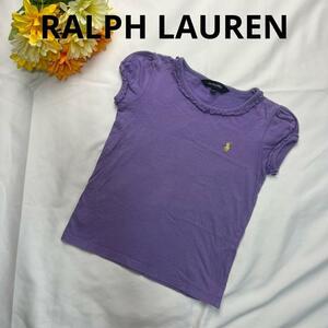RALPH LAUREN Tシャツ 半袖 ラベンダー 4/4T