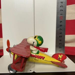 スヌーピー AVIVA フライングエース スヌーピー 1970s DIECAST METAL TOY 飛行機 ヴィンテージ vintage SNOOPY PEANUTS USA の画像1