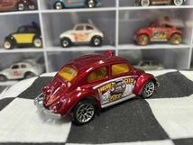 ビンテージトイ　ミニカー　マッチボックス MATCHBOX RED VOLKSWAGEN BEETLE TAXI ハローシティタクシーVWビートル　ルース_画像6