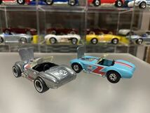 ★ビンテージトイ ミニカー ホットウィール HOTWHEELSコブラ　【2台セット】Shelby Cobra 開封品シルバーと水色_画像4