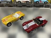 ★ビンテージトイ ミニカー ホットウィール HOTWHEELSコブラ　【2台セット】Shelby Cobra 開封品イエローとダークチェリー_画像6