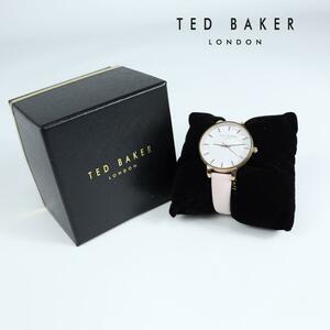 TED BAKERtedo beige car wristwatch leather Pink Lady -s