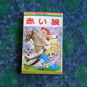 赤い狼　田中雅子　原作/武田武彦　マーガレットレインボーコミックス　　創美社・集英社