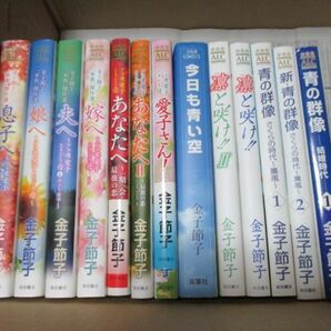 金子節子　今日も青い空・ 凛と咲け！！ 金子節子家族傑作選　新・青の群像さくらの時代～薫風　1・2他　13冊　おまけ