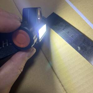 ２個セット ヘッドランプ ヘッドライト LEDヘッドライト USB充電式タイプ 釣り 工事 車修理の画像4