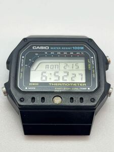 1円 １スタ カシオ CASIO TS-1200J WATER RESIST 100M サーモメーター JAPAN 可動品 電池交換済 