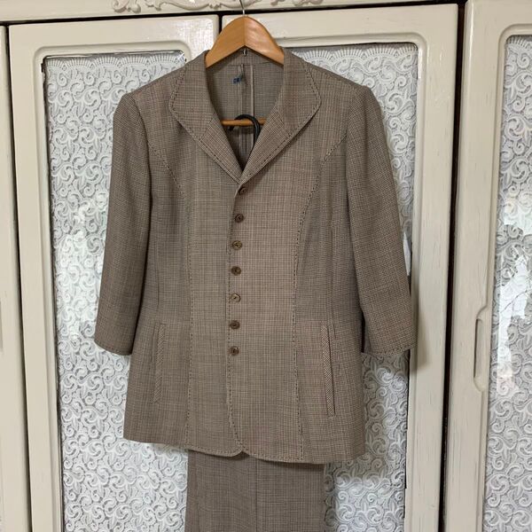 レリアン Leilian ジャケット&パンツ セットアップ