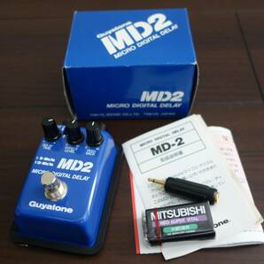 ★GUYATONE グヤトーン＊MICRO DIGITAL DELAY マイクロデジタルディレイ ＊MODEL MD-2 ＊元箱 説明書 保証書   新品電池 アダプターの画像1