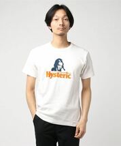 【HYSTERIC GLAMOUR ヒステリックグラマー】TシャツM 日本製 「HYS WOMAN Tシャツ」 ガールプリント入り 名作 人気アイテム_画像3