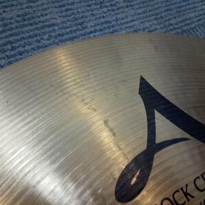 ６．Zildjian ジルジャン A Zildjian 18 inch Rock Crash 割れあり中古品の画像6