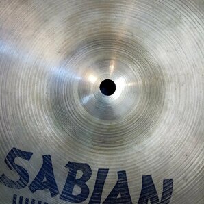 ３．SABIAN Rock Hats 14インチ トップ＆ボトム2枚セット 割れなし中古品の画像6