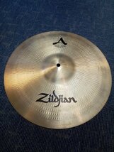 ８．Zildjian　ジルジャン　A Zildjian 16インチ　 Rock Crash　割れあり中古品_画像1