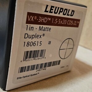 【実物】LEUPOLD VX-3HD 1.5-5X20 CDS-ZL DUPLEX リューポルド LPVO ライフルスコープの画像4