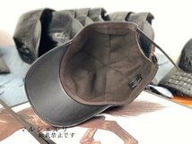 フリーサイズ !サイズ調節 特注品！クロコダイル 本革 ワニレザー 日よけ スポーツキャップ 四季通用 メンズ 帽子 野球 6パネルキャップ_画像7