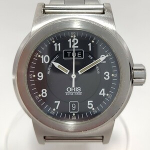 ORIS オリス 7500 cal.635 swiss made／自動巻／デイデイト／25石／稼働品／現状品☆１円～