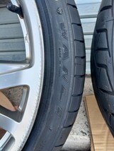 良品 日産 Z34 純正 19インチ 9J +47 10J +30 5H 114.3 & 215/35R19 235/35R19 4本セット Z34等_画像6