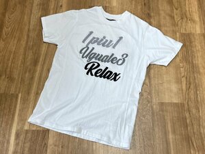 極美品 ウノピゥウノウグァーレトレ リラックス グラデーションアップリケ UST-23014 半袖Tシャツ M ホワイト 質セブン あ-6