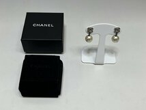 CHANEL ココマーク ピアス フェイクパール ラインストーン 総重量6.7g レディース アクセサリー 福井県質屋の質セブン Ｃ_画像6