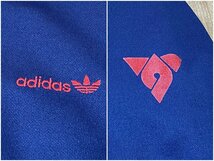 希少レア ヴィンテージ！adidas アディダス ジャージ Lサイズ メンズ レッド×ネイビー ATS‐72 トラックジャケット デサント製 西ドイツ_画像5