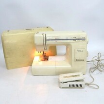 tykh 1300-1 267 JANOME ジャノメ ミシン Plaire 18 Model 643 手工芸 ハンドクラフト 通電ok 針上下ok_画像1