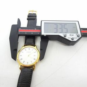 ♪tykh 1266-5 201 稼働品 ETERNA エテルナ 2100.22 ホワイト文字盤 腕時計 スイス製 クォーツ式の画像10