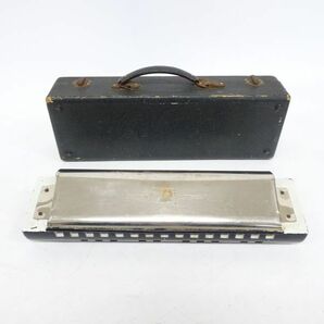 tyom 1265-1 116 TOMBO トンボ Dragon-fly Harmonica Contrabass コントラバス ハーモニカ ケース付きの画像1