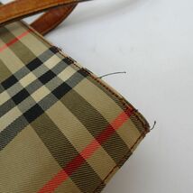 tyom 1286-1 137 中古品 BURBERRY LONDON バーバーリー ロンドン ノバチェックトートバッグ ハンドバック_画像7