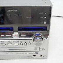 tyhd 1309-2 383 Victor ビクター CA-UXWD700-S DVD MDシステム コンポ 通電ok トレイ開閉ok_画像4