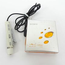 ■tyom 1336-1 521 SONY ソニー WALKMAN ウォークマン MZ-E520 ポータブルMDプレイヤー 現状品_画像2