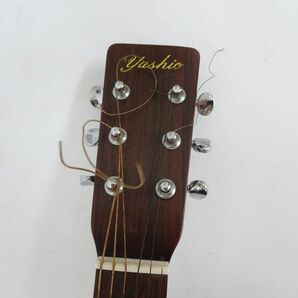 tyom 1345-2 530 YASHIO ヤシオ アコースティックギター ギター アコギ 花ペイント 演奏 練習 バンド 楽器 現状品の画像4